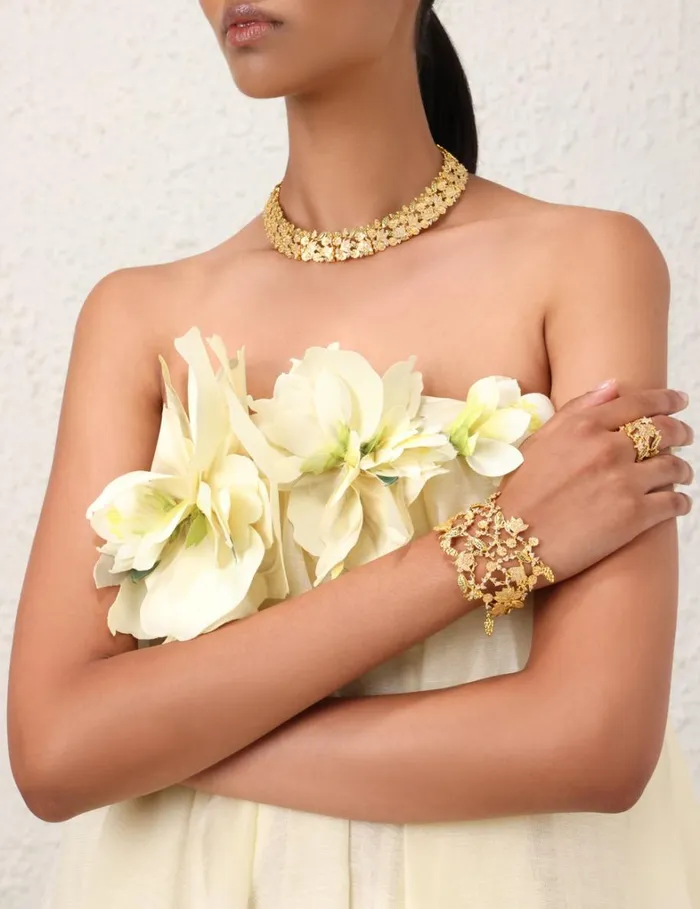 Women Jewellery Zimmermann Zimmermann Bloom Necklace Goldgreen