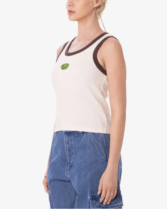 Women JULIAN TANK Unbleached OBEY Clothing TOPS