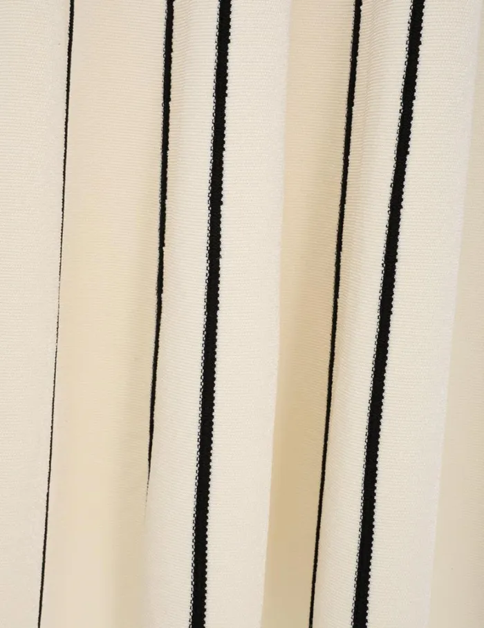 Women Knitwear Zimmermann Matchmaker Knit Stripe Skirt Creamblack