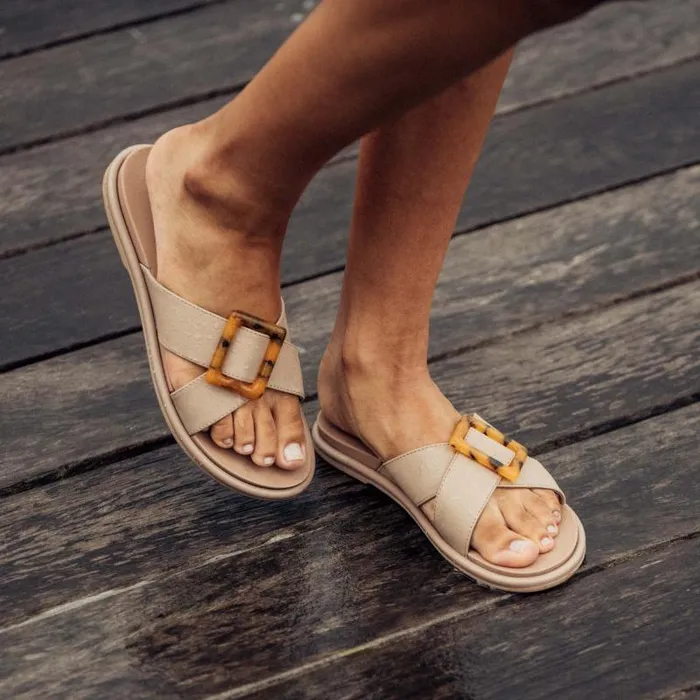 Women Lai Slide Womens Versatile Slide Sandals Taupe Olukai WaterFriendly Women Lai Slide Womens Versatile Slide Sandals Taupe Olukai WaterFriendly