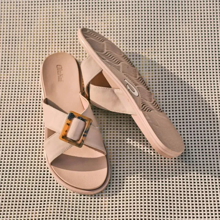 Women Lai Slide Womens Versatile Slide Sandals Taupe Olukai WaterFriendly Women Lai Slide Womens Versatile Slide Sandals Taupe Olukai WaterFriendly
