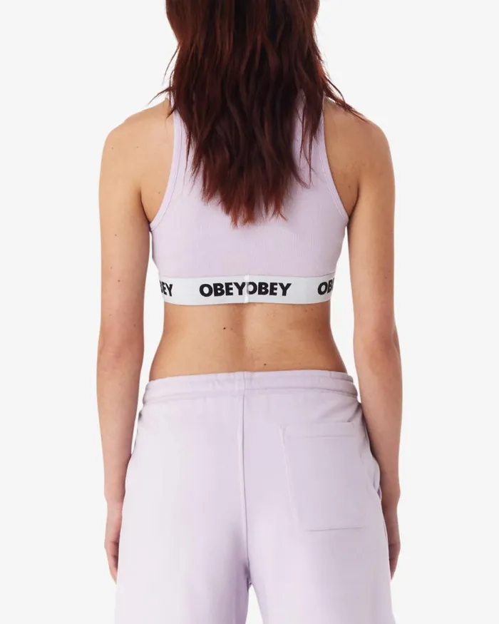 Women LISA II RIB TANK Unbleached OBEY Clothing TOPS