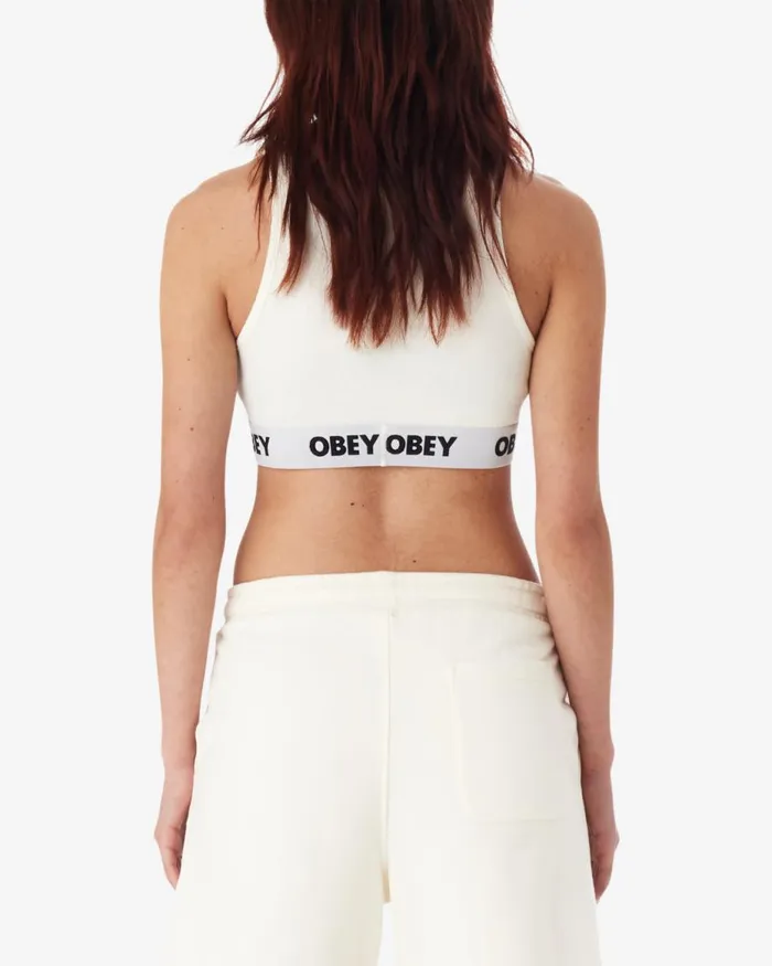 Women LISA II RIB TANK Unbleached OBEY Clothing TOPS