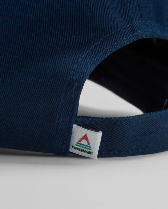 WomenMen Caps and Hats Passenger Classic Recycled Cotton 6 Panel Cap Rich Navy Rich Navy