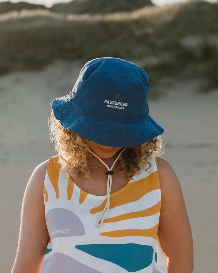 WomenMen Caps and Hats Passenger Forest Recycled Bucket Hat Ash Blue Ash Blue