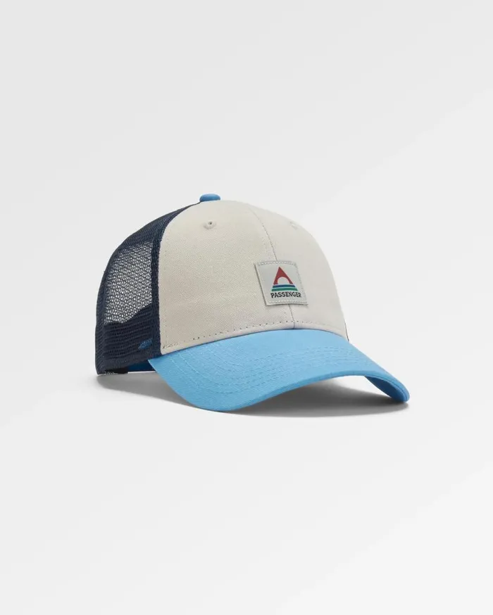 WomenMen Caps and Hats Passenger Heritage Mesh Snapback Cap Cornflower Cornflower
