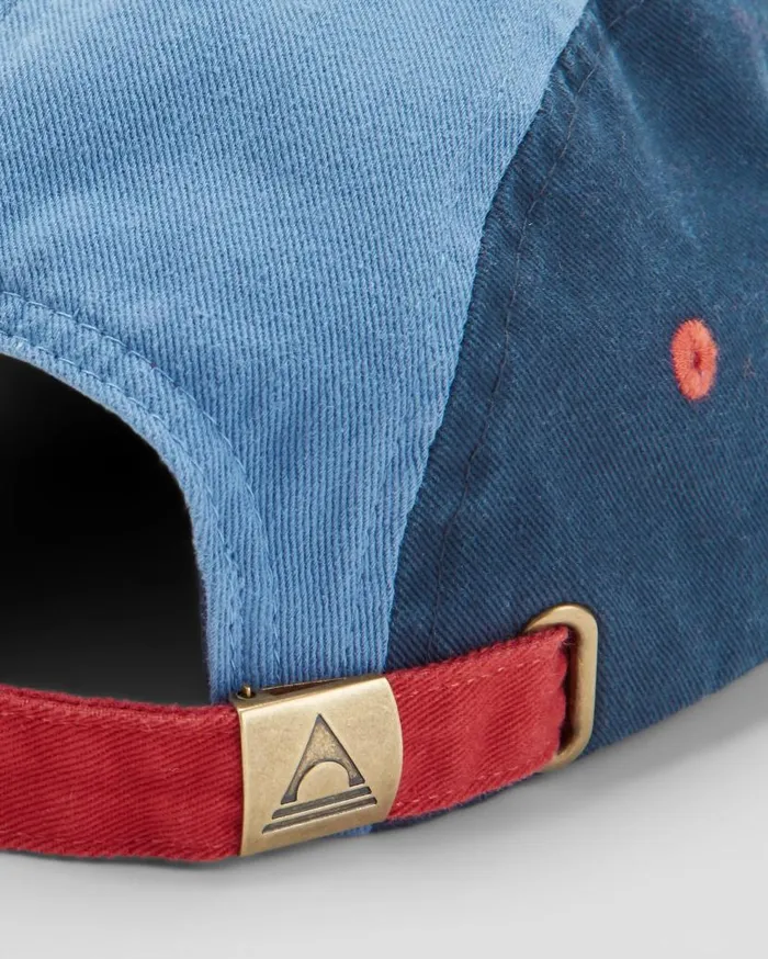 WomenMen Caps and Hats Passenger Made To Roam Recycled 5 Panel Cap Moonlight Blue Multi Moonlight Blue Multi