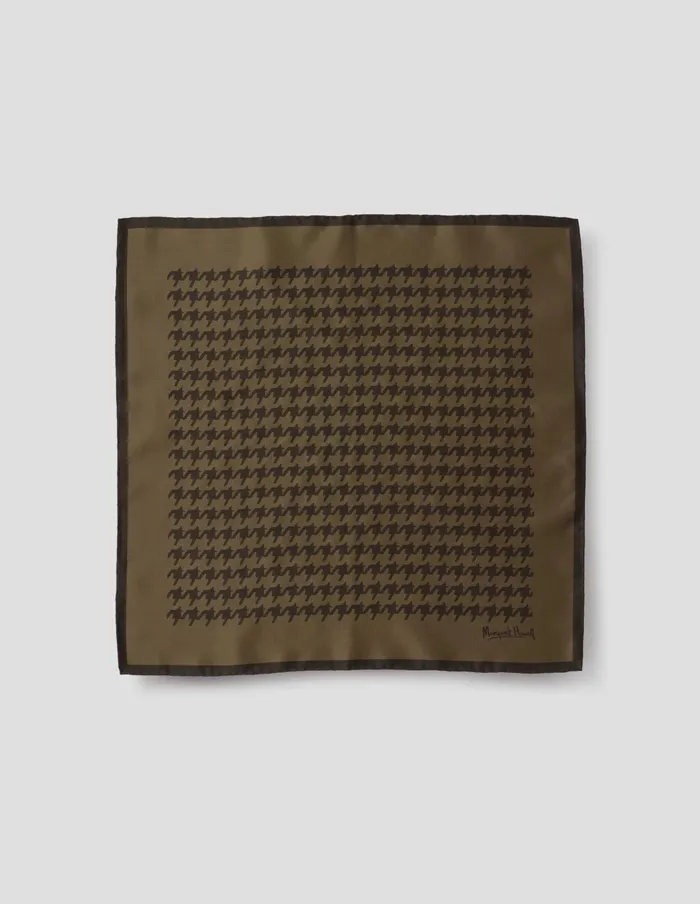 WomenMen Glencheck Scarf Olive Assam Margaret Howell Scarves