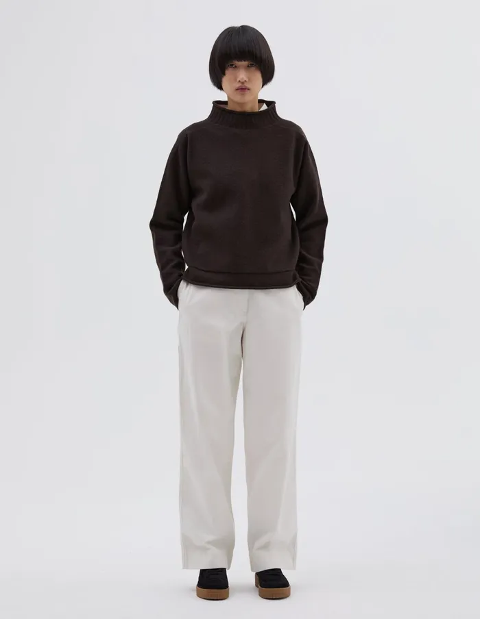 Women Mhl Felted Guernsey Mahogany Margaret Howell Knitwear