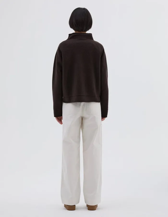 Women Mhl Felted Guernsey Mahogany Margaret Howell Knitwear