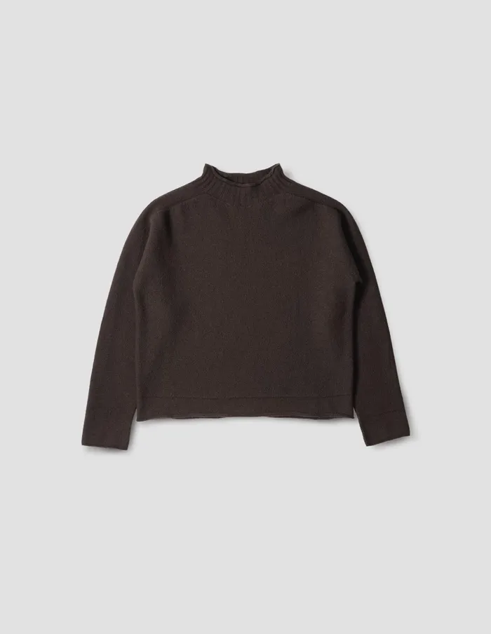 Women Mhl Felted Guernsey Mahogany Margaret Howell Knitwear