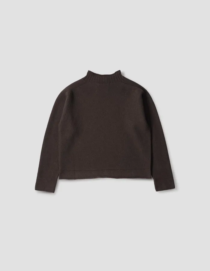 Women Mhl Felted Guernsey Mahogany Margaret Howell Knitwear