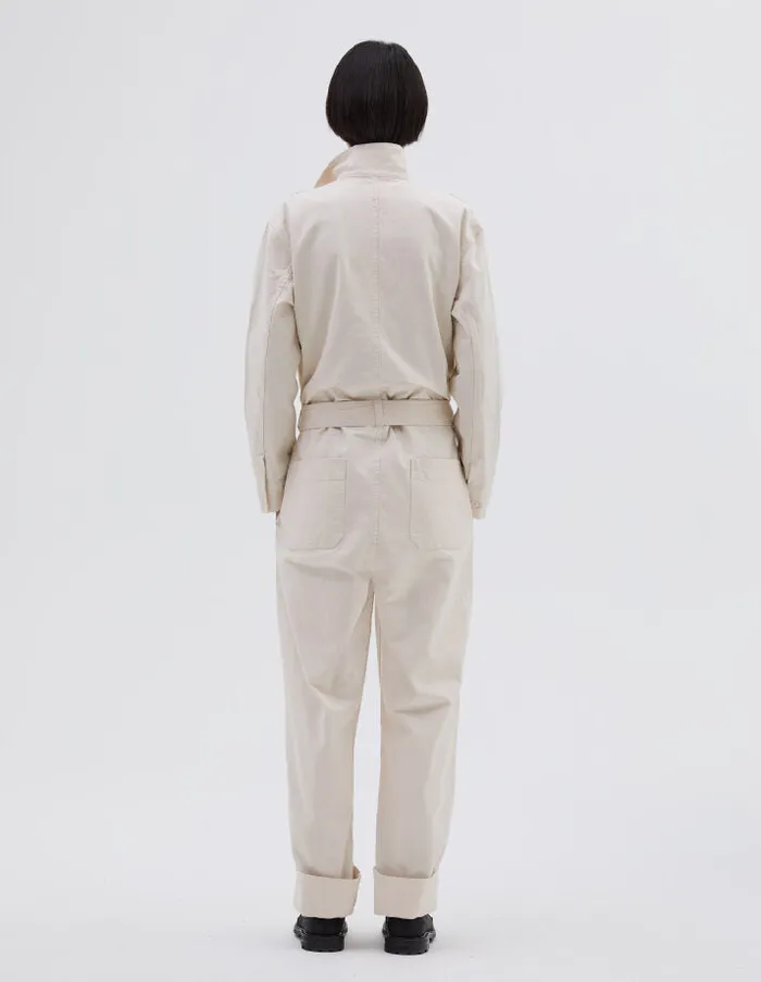 Women Mhl Overalls Off White Margaret Howell Trousers