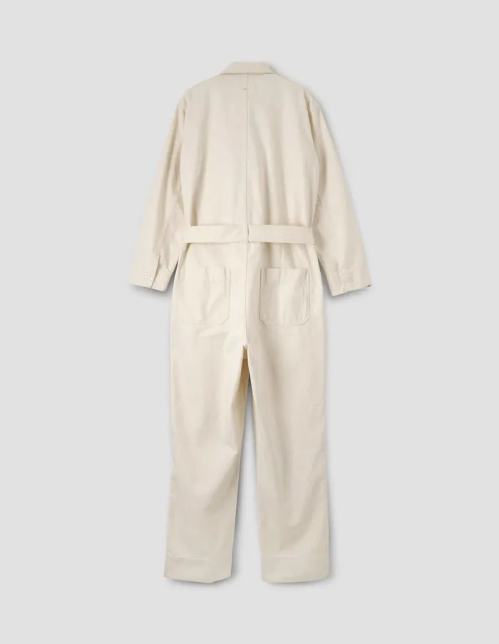 Women Mhl Overalls Off White Margaret Howell Trousers