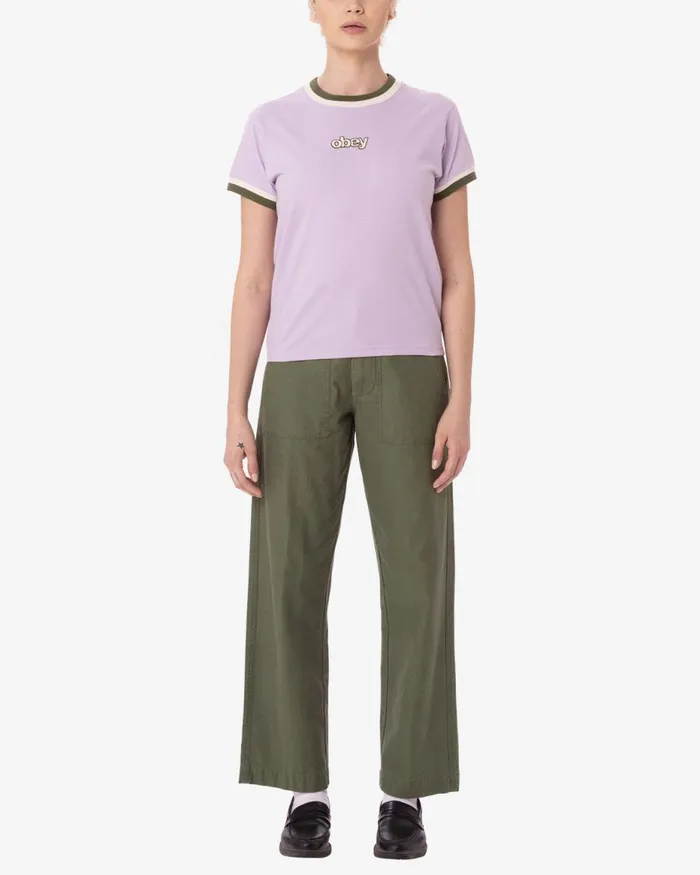 Women PENNY RINGER TSHIRT Orchid Petal OBEY Clothing TOPS