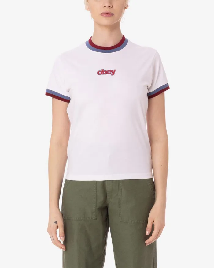 Women PENNY RINGER TSHIRT Orchid Petal OBEY Clothing TOPS