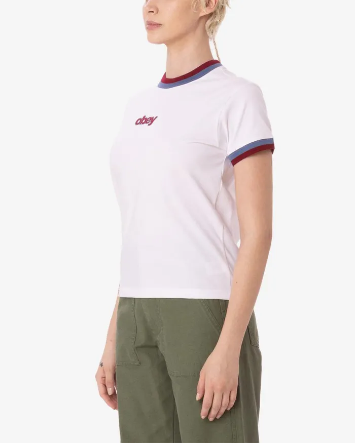 Women PENNY RINGER TSHIRT Orchid Petal OBEY Clothing TOPS