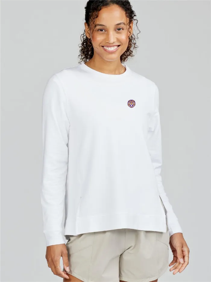 Women Riverwalk Sweatshirt 20 8211 LSU Tasc Performance Lounge