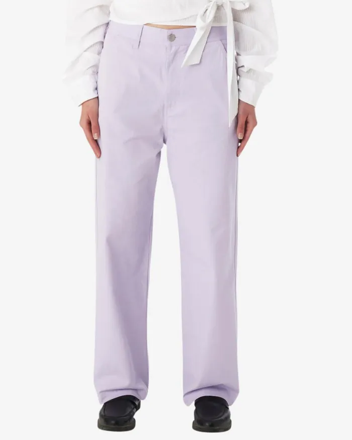 Women ROSE CARPENTER PANT Orchid Petal OBEY Clothing Denim