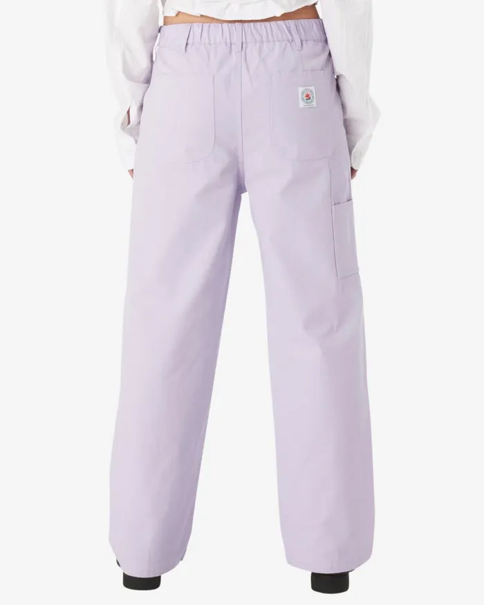 Women ROSE CARPENTER PANT Orchid Petal OBEY Clothing Denim