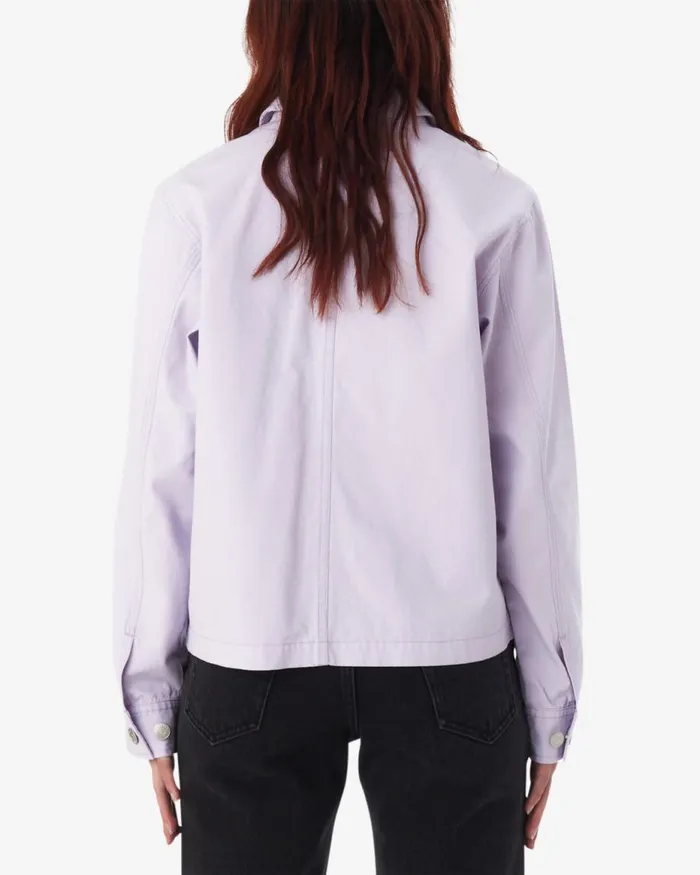 Women ROSE CHORE JACKET Orchid Petal OBEY Clothing JACKETS