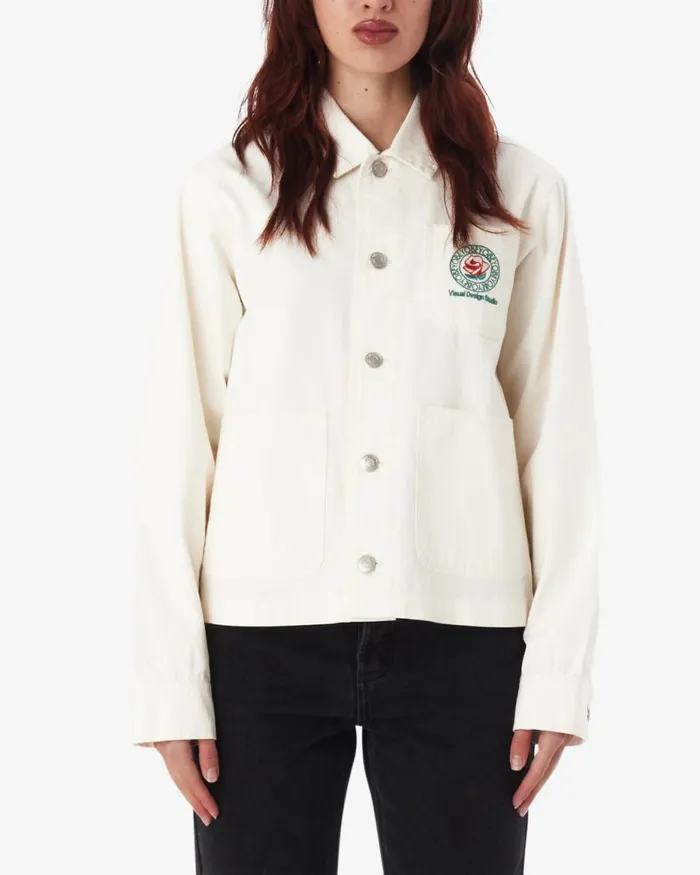 Women ROSE CHORE JACKET Orchid Petal OBEY Clothing JACKETS