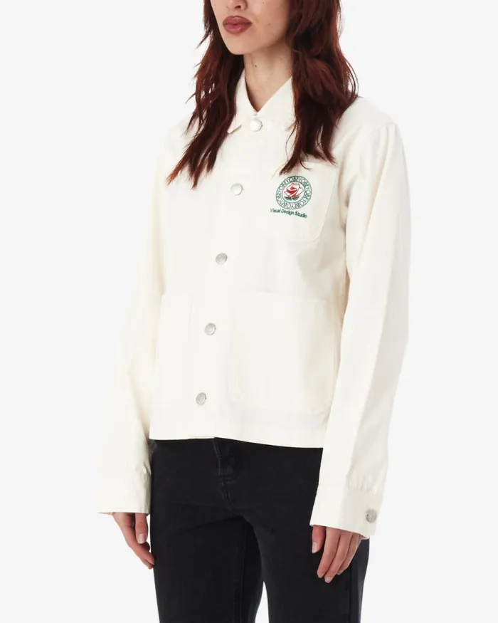 Women ROSE CHORE JACKET Orchid Petal OBEY Clothing JACKETS