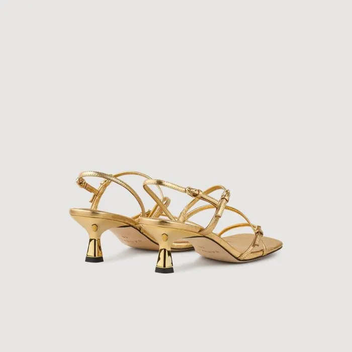 Women Sandals SANDRO Sandals With Straps Gold