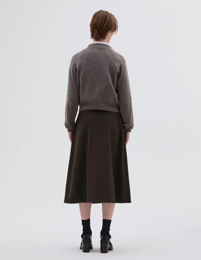 Women Short Classic Crew Neck Elk Margaret Howell Knitwear