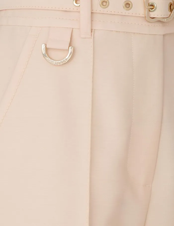 Women Shorts and Pants Zimmermann Natura Flare Leg Pant Macadamia