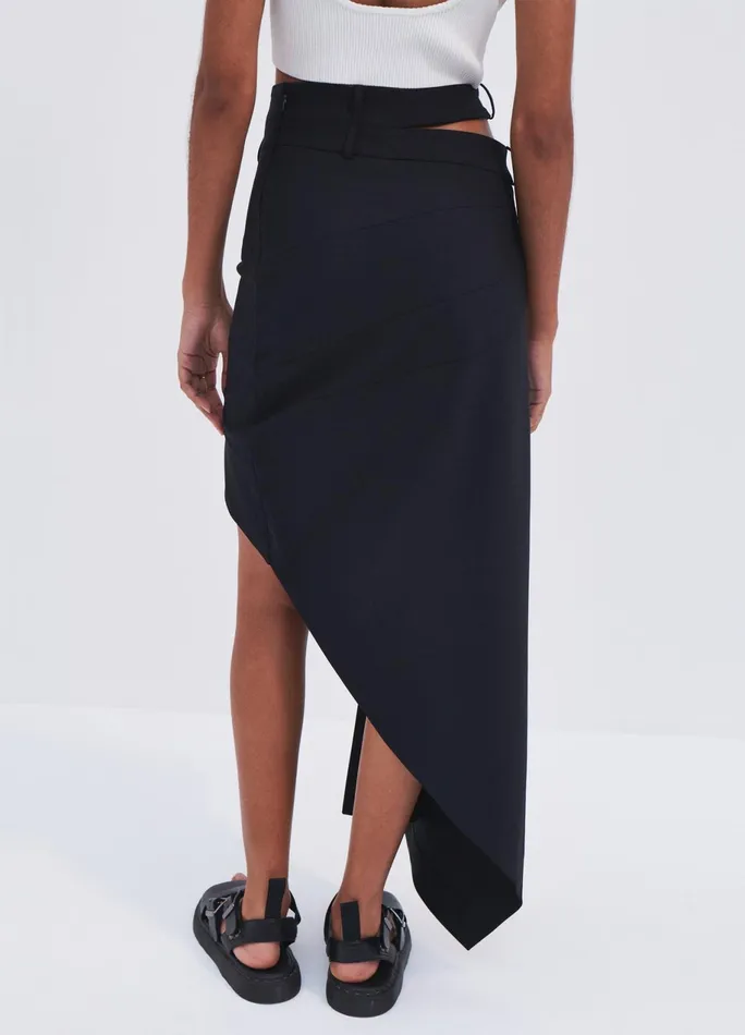 Women Slashed WB Skirt MONSE Bottoms