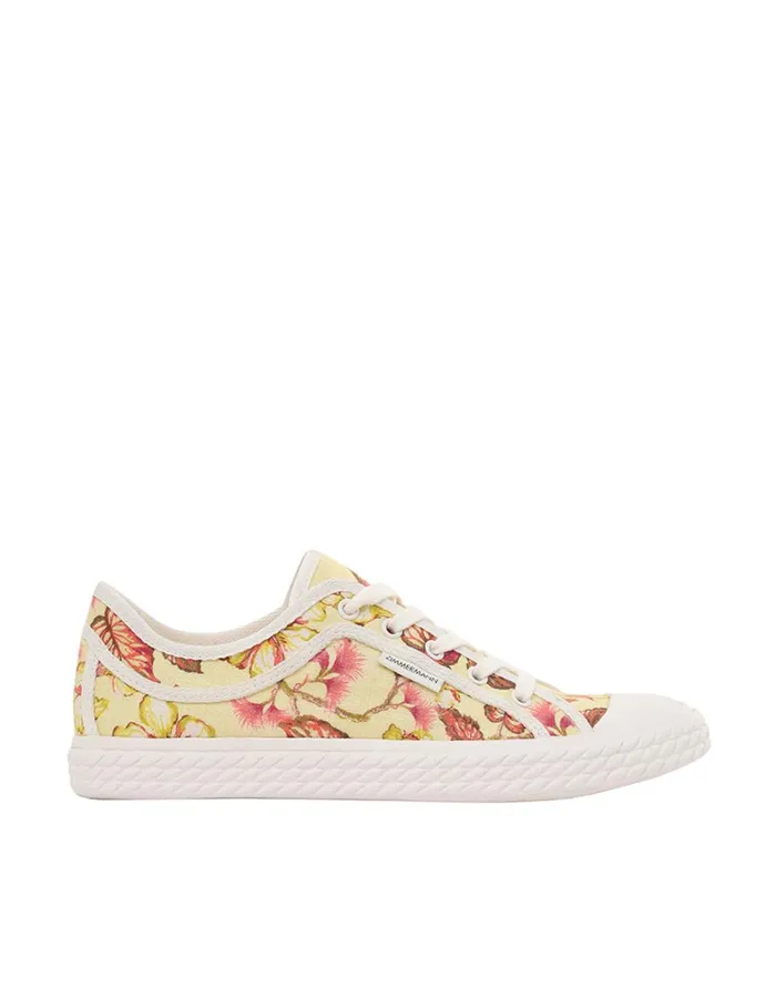 Women Sneakers Zimmermann Zimmermann Twist Low Sneaker Yellow Hibiscus