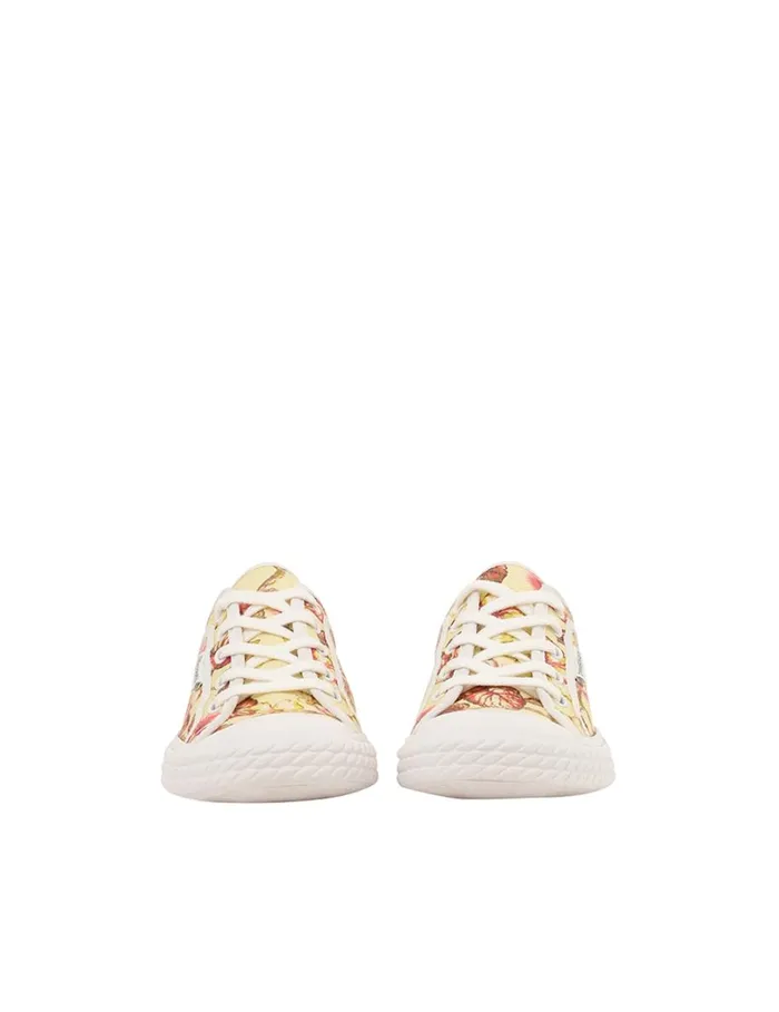 Women Sneakers Zimmermann Zimmermann Twist Low Sneaker Yellow Hibiscus