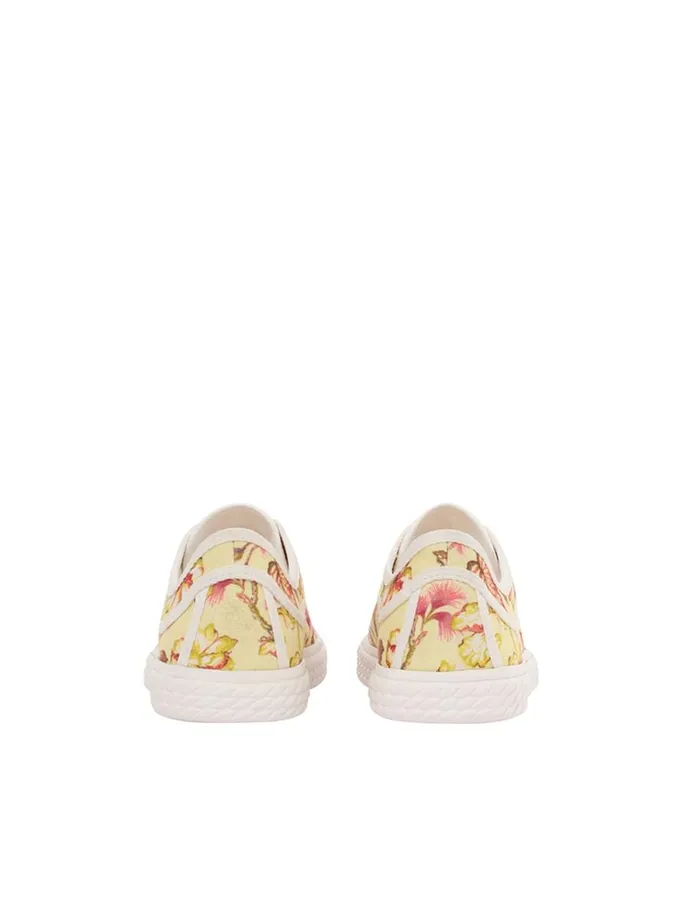 Women Sneakers Zimmermann Zimmermann Twist Low Sneaker Yellow Hibiscus