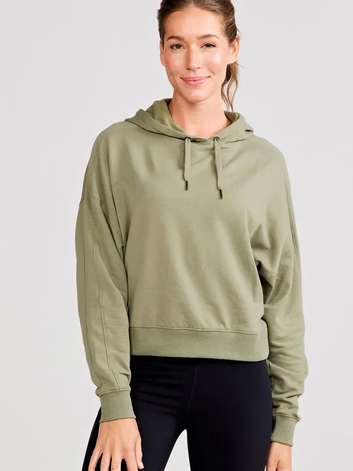 Women Studio Fleece Hoodie Tasc Performance Lounge