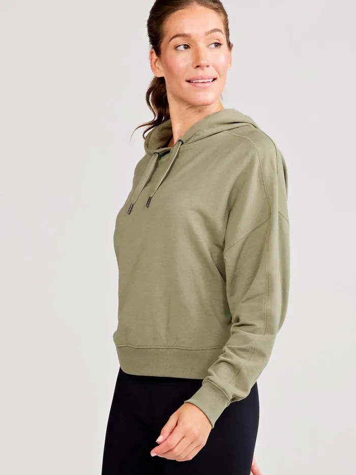 Women Studio Fleece Hoodie Tasc Performance Lounge
