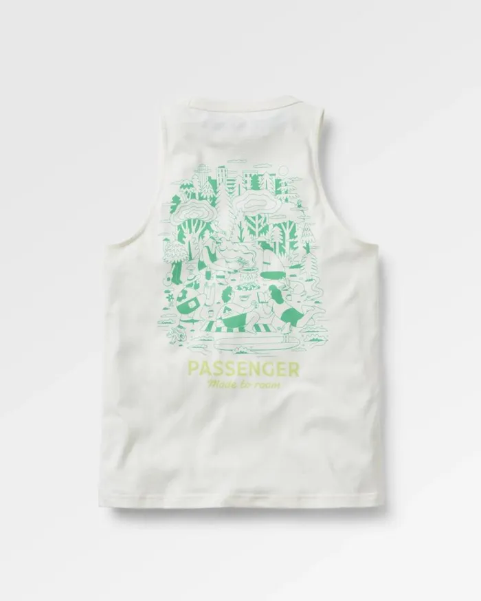 Women Tops Passenger Better Outside Organic Cotton Vest Marshmallow Marshmallow