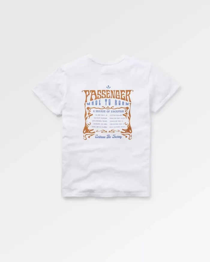 Women Tops Passenger Canelazo Recycled Cotton TShirt White White