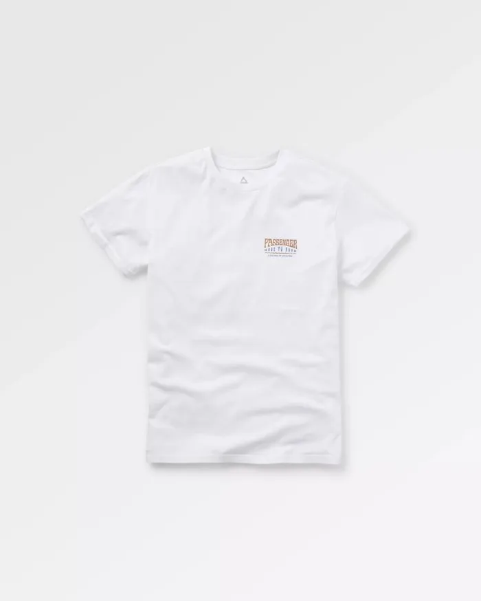 Women Tops Passenger Canelazo Recycled Cotton TShirt White White