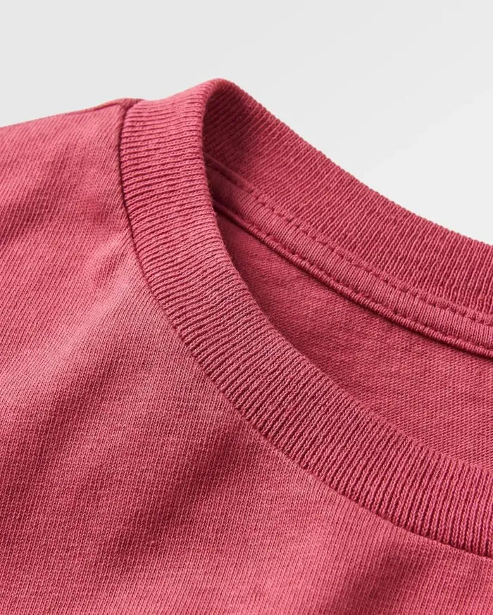 Women Tops Passenger Golden Hour Recycled Cotton Oversized TShirt Earth Red Earth Red