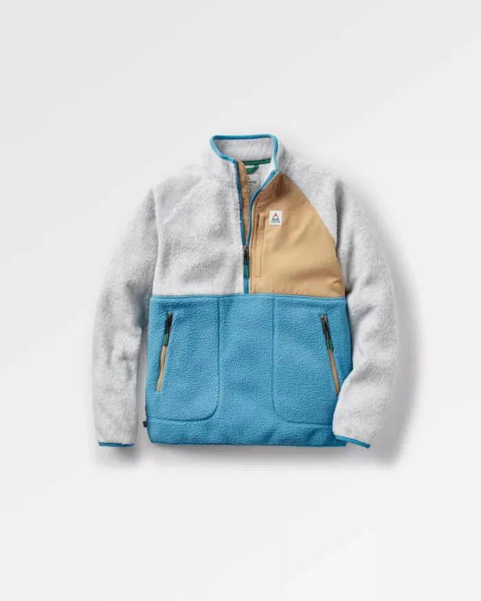 Women Tops Passenger Home 20 Recycled Sherpa Fleece Atlantic Blue Atlantic Blue