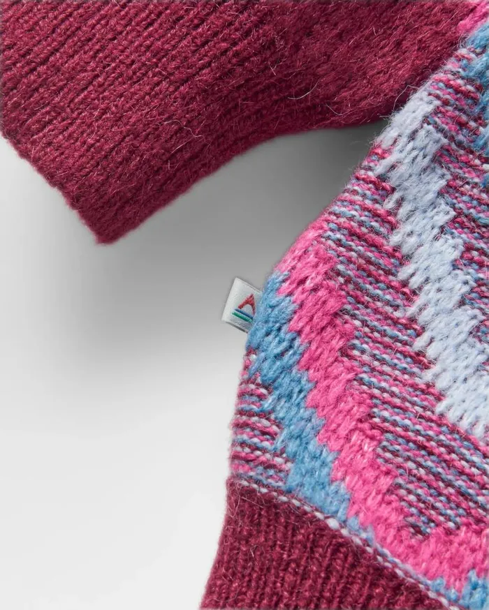 Women Tops Passenger Homestead Oversized Recycled Knitted Jumper Wine Wine