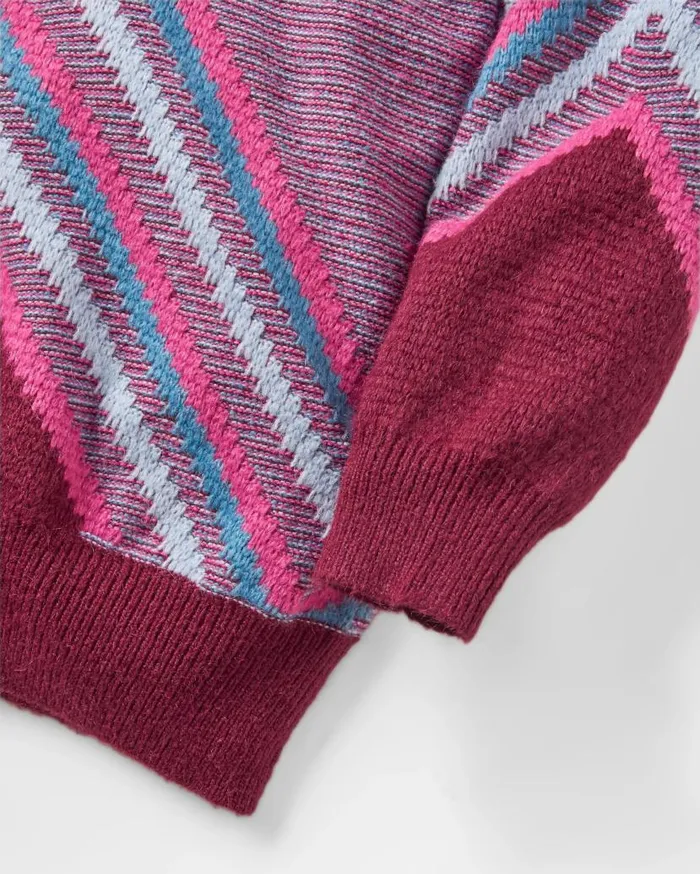 Women Tops Passenger Homestead Oversized Recycled Knitted Jumper Wine Wine