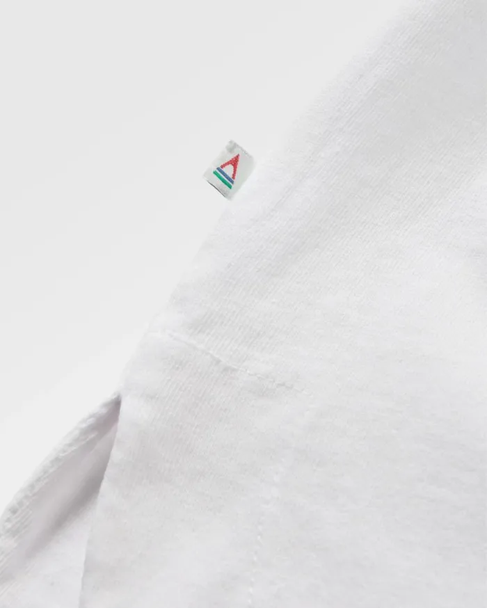 Women Tops Passenger Live Wild Recycled Cotton LS TShirt White White