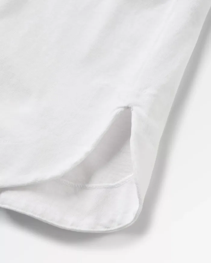 Women Tops Passenger Live Wild Recycled Cotton LS TShirt White White
