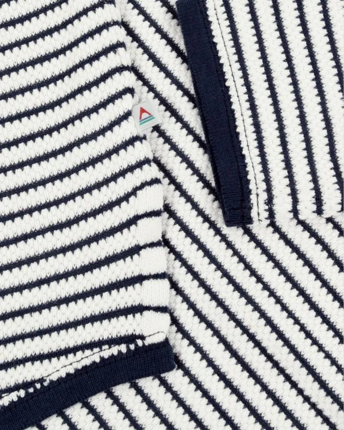 Women Tops Passenger Muir Organic Knitted Jumper Off White Stripe Off White Stripe