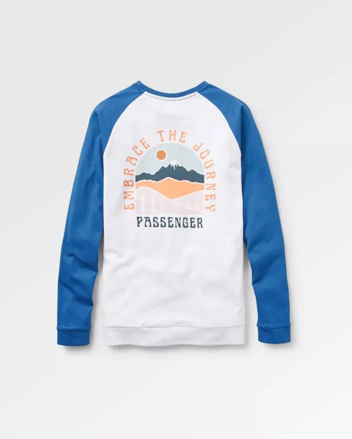 Women Tops Passenger Outlook Recycled LS TShirt True Blue True Blue