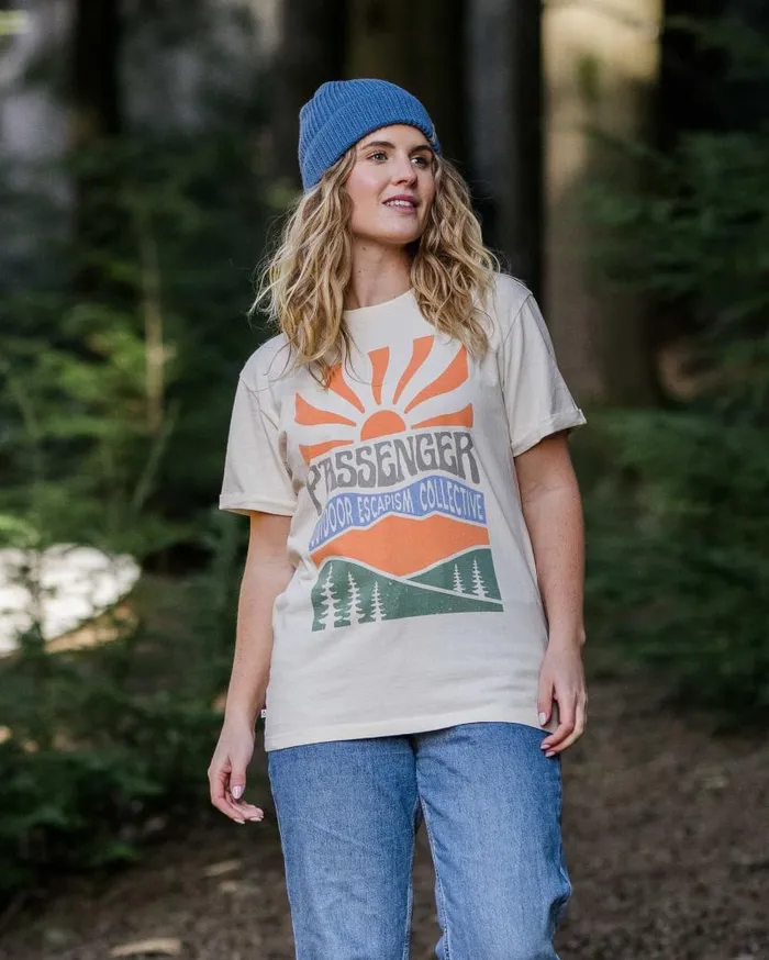 Women Tops Passenger Perfect Days TShirt Birch Birch