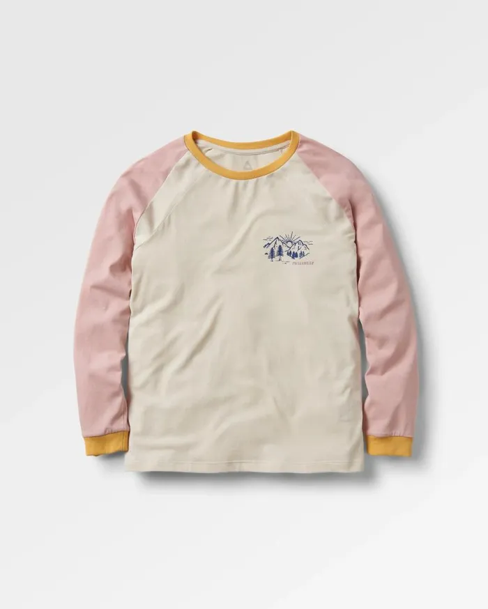 Women Tops Passenger Riser Recycled Cotton LS TShirt Birch Birch