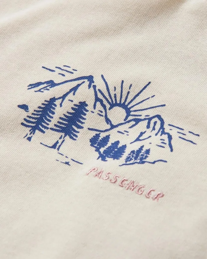 Women Tops Passenger Riser Recycled Cotton LS TShirt Birch Birch